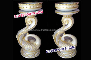 Hochzeits gang Goldene Säule Mit Ganesha Hochzeit Gehweg Faser Goldene Säulen Hindu Hochzeit Goldene Kleine Säulen Dekoration