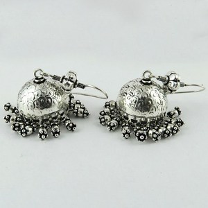 Pendientes de Plata de Ley 925 con Diseño Bohemio para Mujer/Unisex, Joyería de Moda 2023 - Product Image 2