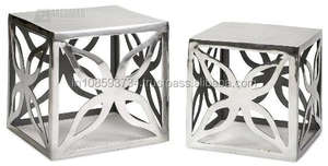 Mesa de tambor de Metal para sala de estar, diseño Vintage decorativo de lujo para el hogar, color negro, para sala de estar - Product Image 6