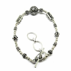 Bracelet de perles simples en argent sterling 925 de grande qualité Shri Ashapura Jewels, certifié par un tiers, bijoux de mariage et de fiançailles - Product Image 4