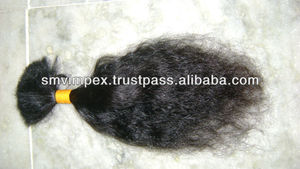 Extensiones de cabello humano indio a granel sin procesar, superventas de 100%, cabello humano indio a granel de alta calidad - Product Image 6