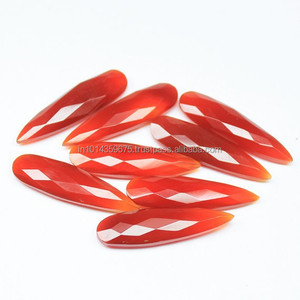 Cuentas de joyería de ónix Natural, piedra roja, fabricación y suministro, precio al por mayor - Product Image 1