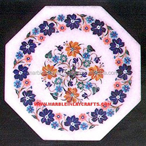 Beautiful Inlay Marble <b>Table</b> Top Marble Inlay <b>Coffee</b> <b>Table</b> Top - Product Image 1