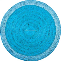 Nouveau tapis moderne en chanvre tressé 2019, coloré, pour salon, prière, voyage, camping, pique-nique, réversible, tissage plat, 1 pièce