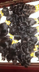 Cabello humano de un solo proveedor. Cabello humano más vendido de la India. Pelo natural a granel sin procesar - Product Image 6