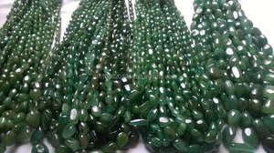 Cuentas sueltas de Esmeralda natural en verde para pulseras Material de piedra - Product Image 6