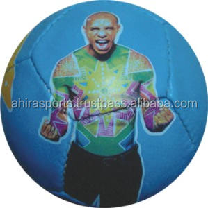 Mini pelotas de fútbol de cuero de goma PU PVC promocionales, tamaño 4 5, pelotas de fútbol, partidos deportivos, logotipo impreso personalizado fabricado - Product Image 3