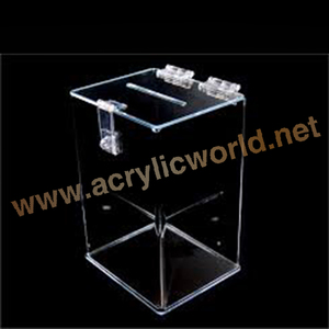 Customized hot <b>sale</b> Acrylic <b>Box</b> <b>For</b> Business Card/High Quality Acrylic Ballot <b>Box</b> / charity Collection <b>Box</b> acrylic charity <b>box</b>/donation <b>box</b> - Product Image 5