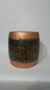 TABOURET MARTELÉ ROND PATINE - Product Image 6