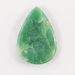 Pierre précieuse naturelle semi-précieuse Verdite 23X33mm, cabochon poire 5,85 grammes, pierre précieuse en vrac IG3757 - Product Image 2