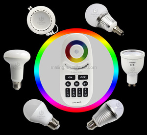 2.4G <strong>Group</strong> <strong>Division</strong> Wireless Dimmable RGB+WY <strong>LED</strong> Remote <strong>Controller</strong> for <strong>LED</strong> Bulbs Light Lamp Brightness Color Temperature - Product Image 4