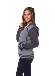 เสื้อฮู้ดตัวแทนซิป Unisex มาพร้อมกับโลโก้ของคุณ - Product Image 4