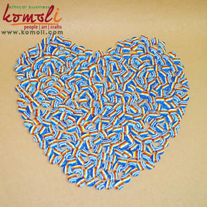 Cuentas de resina hechas a mano para fabricación de joyas, colores del Arcoíris, gruesas, DIY - Product Image 4