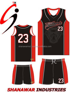 Conjuntos de uniformes de baloncesto para hombres adultos Reversible Transpirable 100% Malla Poliéster Antibacteriano Secado rápido por Shanawar Industries - Product Image 4