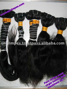 Extensión de Cabello 100% Virgen sin procesar, pelo humano remy de la india No hay que dañar el tejido del cabello - Product Image 3