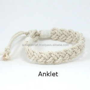 Trendy SAILOR KNOT <b>BRACELET</b> HANDMADE COTTON SAILOR KNOT <b>ANKLET</b> - Product Image 1