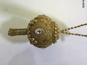 Sacs fourre-tout de soirée faits à la main H4263 pochette en métal dames or argent sacs à main de fête en perles de pierre à la mode pour les achats en ligne - Product Image 6