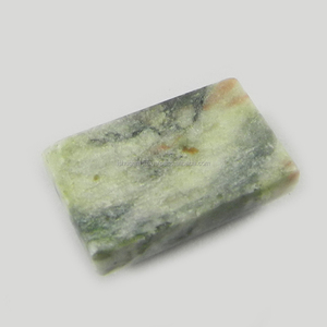 Pierre précieuse rectangulaire en jaspe fluorescent naturel de qualité supérieure, 2,20 g, 10x17 mm, pour bijoux IG0885 - Product Image 2