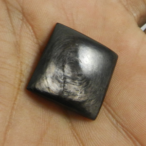 ธรรมชาติ Hypersthene 7.15กรัมสแควร์ Cabochon 23มม.อัญมณีสำหรับเครื่องประดับ IG0642 - Product Image 3