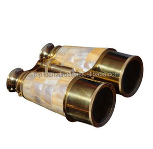 Télescope Nautique Vintage en Laiton Ancien avec Nacre, Jumelles Haute Puissance, Jumelles d'Espionnage pour la Marine, la Chasse et l'Observation des Oiseaux - Product Image 3