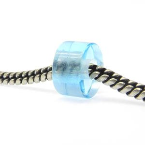 Cuentas de Topacio Azul Cielo Redondas con Orificio Grande de 14x8x4.5mm, Calidad AA, de Ishu Gems para la Elaboración de Joyería - Product Image 3