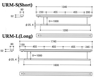 Séchoir à linge relevable monté au plafond, hauteur réglable, fabriqué au Japon - Product Image 6