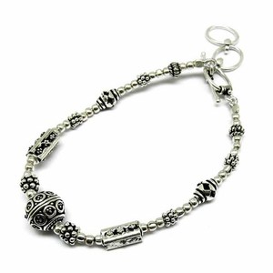 Bracelet de perles simples en argent sterling 925 de grande qualité Shri Ashapura Jewels, certifié par un tiers, bijoux de mariage et de fiançailles - Product Image 2