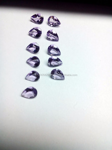 Amatista sintética Pera Cristal Piedra suelta Grado AAA Tratamiento térmico 5x7mm - Product Image 6