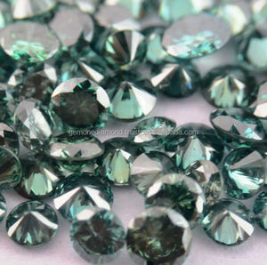 Grand diamant rond brillant, diamants de couleur naturelle, fantaisie, provenant de l'inde, 1 pièce - Product Image 3