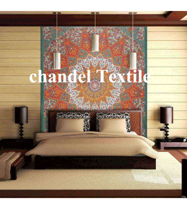 Estrella Mandala elefante Hippie psicodélico tapiz colgante de pared Urban Outfitters estrella tapices tiro étnico hogar arte decorativo - Product Image 2