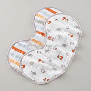 BAVOIR BÉBÉ BURPY DOUX ET TENDANCE ET TISSU BURP 2 EN 1 UTILISATION AVEC BOUTON!