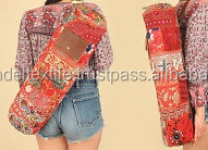 Bolso de cuero bordado a mano para Yoga, estera de Kantha Vintage, Banjara bolso cruzado de estilo, bolsos de estilo étnico, arte de moda - Product Image 3