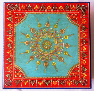 Bajot งานไม้วาดด้วยมือทำจากไม้,ของตกแต่งบ้านและสำนักงานผลิตจากอินเดียที่มีความต้องการมากที่สุด - Product Image 3