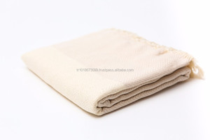 Manta de tiro de toalla turca de espiga, para playa, picnic o hogar 100% algodón, Pestemal, Hammam, color negro. - Product Image 5