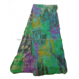 ผ้าพันคอส่าหรีแบบย้อมสีพื้นหลากสี - Product Image 3