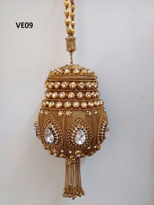 VE06A Sac de soirée en métal pour femmes, fabriqué à la main avec des cristaux de pierres de conception artistique, achats en ligne depuis l'Inde - Product Image 4