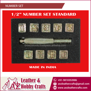1/2 Inch Number Stamp Set Steel Metal Punch Marking <b>Tool</b> | <b>Engraving</b> Kit OEM Private Label Bulk Supply | Manufacturer India 2026 - Product Image 1