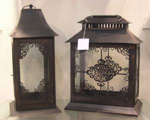 Cuadrados de hierro linterna - Product Image 2