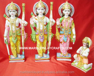 Estatua de Darbar de Dios de mármol hecho a mano - Product Image 1