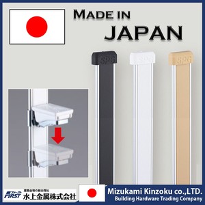 Ajustable de aluminio y escondido flotante soporte del estante de la pared, hecho en Japón - Product Image 2