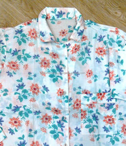 Conjunto de Pijama de Tela Estampada de Diseño de Alta Calidad con Camisa de Manga Larga, Pantalón con Cintura Elástica, Ropa de Dormir para Mujer - Product Image 2