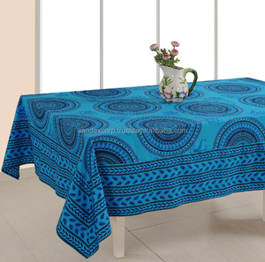 Llamativo nuevo diseño impreso poliéster 100% algodón mantel de alta calidad manteles para hotel en casa al mejor precio - Product Image 5