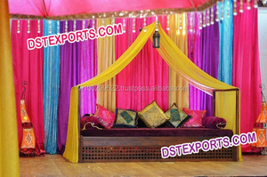 เวทีแต่งงานคุชราตที่ดีที่สุดผู้ผลิตชุดเวทีแต่งงานอินเดีย Rajwada แบบดั้งเดิมสำหรับตกแต่ง - Product Image 3