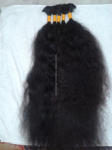 Venta caliente 100% Cabello Remy indio Virgen sin procesar Suministro a granel con precio de fábrica Cabello humano crudo alineado con cutícula - Product Image 2