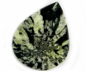 ลูกแพร์ Cabochon 88.55 Cts อัญมณีหลวมสำหรับการทำเครื่องประดับดอกเบญจมาศธรรมชาติ48X36มม - Product Image 2