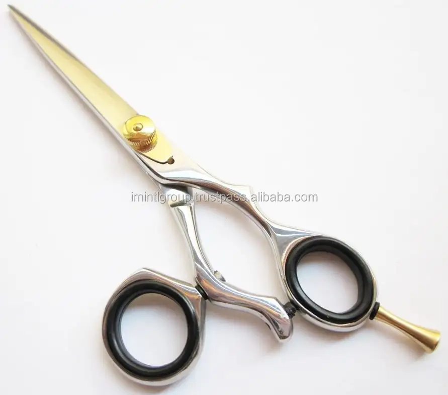 6" Hairdressing Hair Cutting Scissors Swivel Ring Barber Shears with Free custom logo