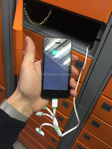 Casillero de almacenamiento de acero de gestión de activos de oficina inteligente con construcción de metal de bloqueo electrónico inteligente - Product Image 6