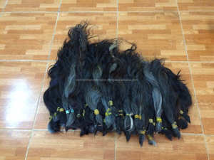 Extensiones de Cabello Virgen Remy Gris a Granel con Trama de Piel, de 8 a 40 Pulgadas de Largo, 100 Gramos - Product Image 4