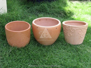 Pots de fleurs et jardinières en terre cuite écologiques en gros pour intérieur/extérieur, maison et jardin - Product Image 6