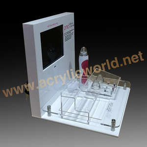ที่ตั้งโชว์ขวดน้ำหอมอะคริลิคพร้อมจอ LCD ยืนแสดงเครื่องสำอางทำจากอะคริลิค - Product Image 6